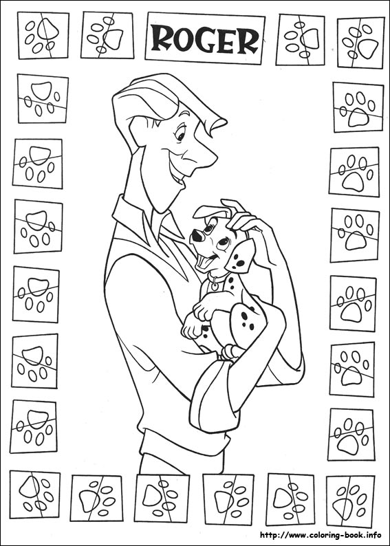 101 Dalmatians coloring picture